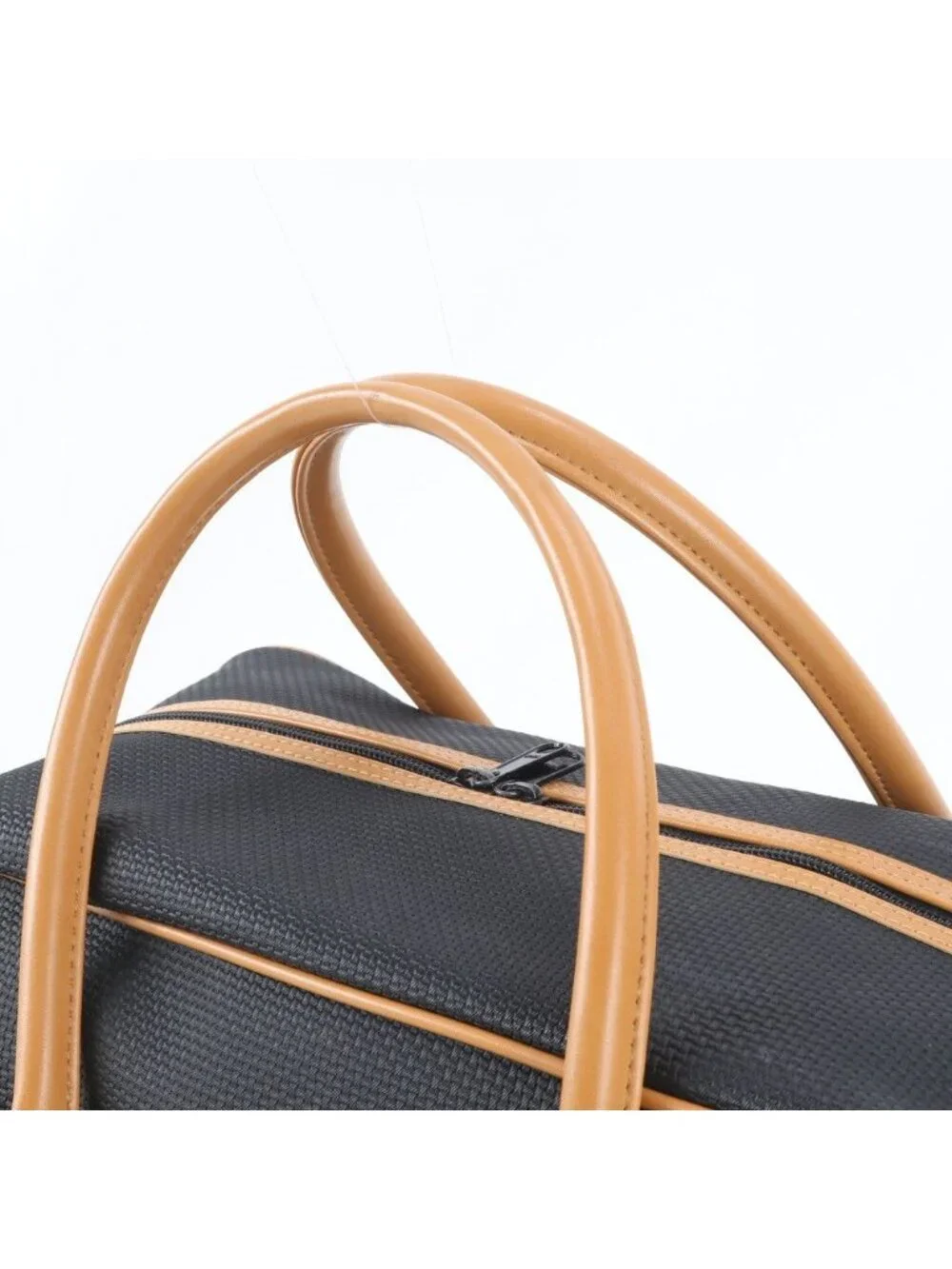 Saint Laurent YSL Boston Bag Tote Carry Leather Black